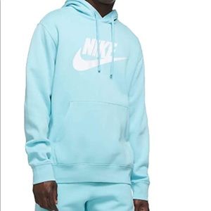 Nike aqua pullover hoodie